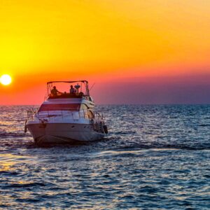 Dubai Marina Sunset Yacht Cruise with Food & Drinks