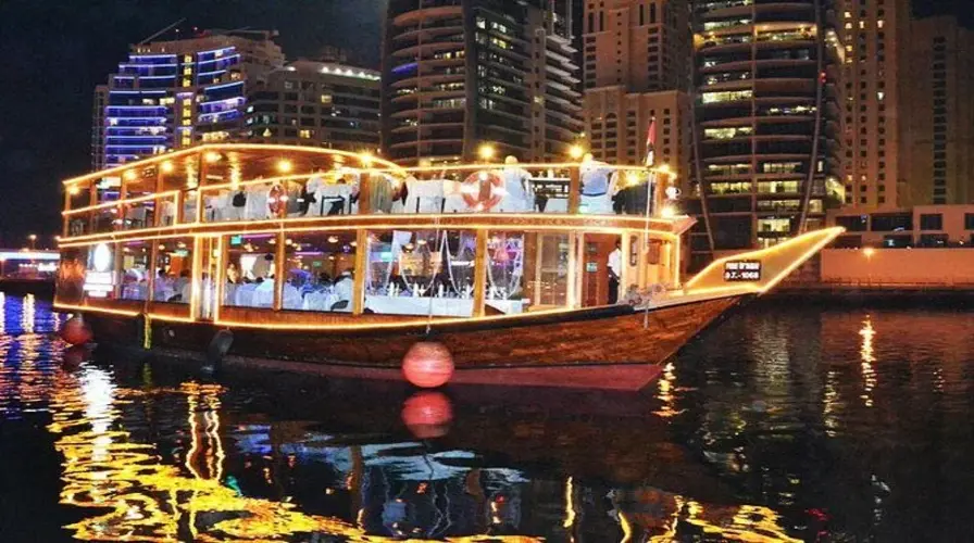 2. Dinner Cruise Along the Dubai Creek