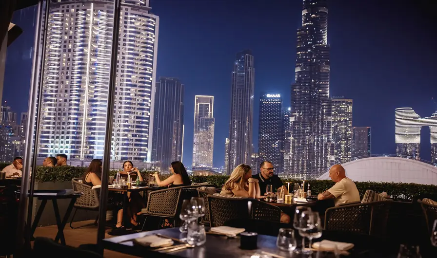 5. Dine with a View at Burj Khalifa or Atlantis The Palm