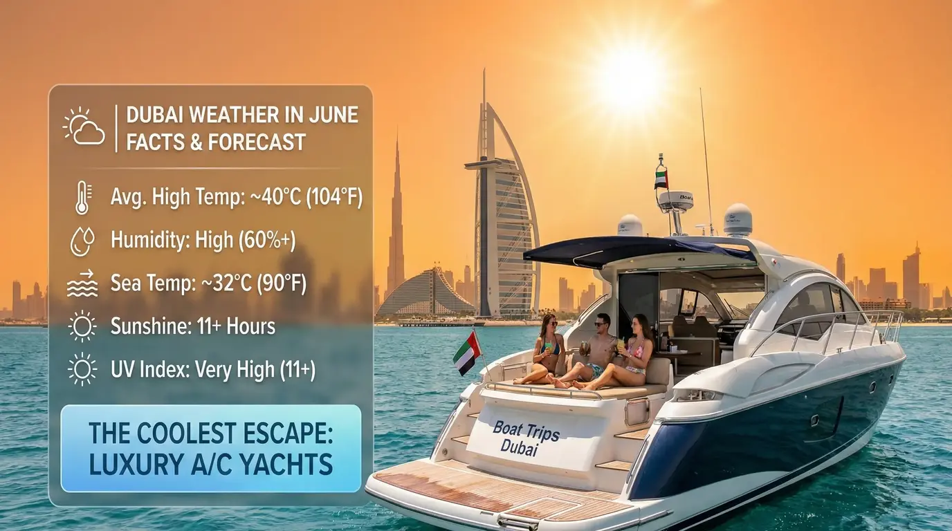 Dubai Weather in June | Is it Too Hot for a Yacht Rental?